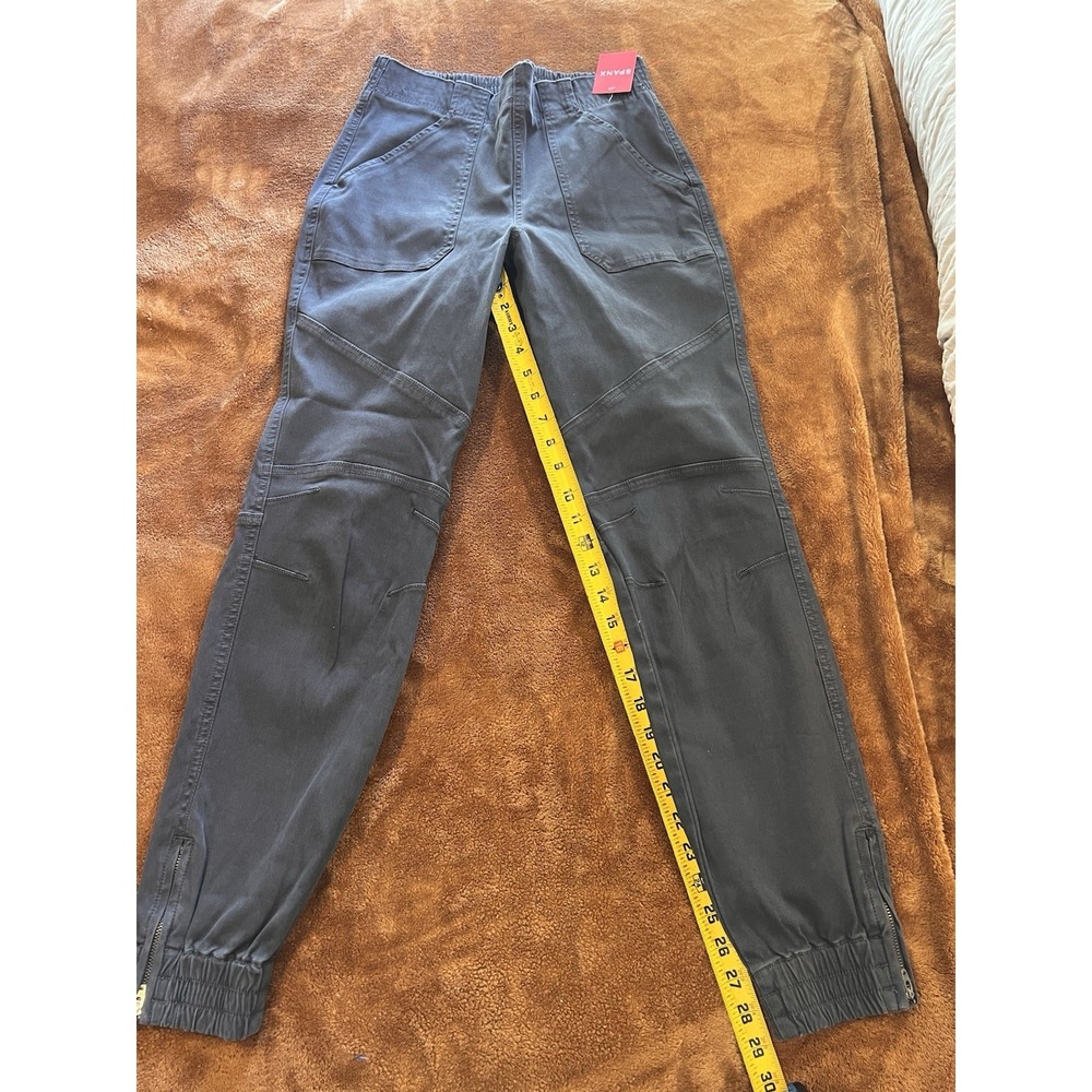Spanx Women's Jogger Pants Charcoal Color Medium NWT Msrp $128